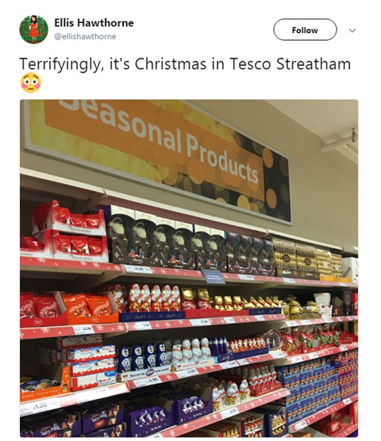 乐购、Sainsbury's等英国零售商都开始上架圣诞产品了，卖家你们备货了没？